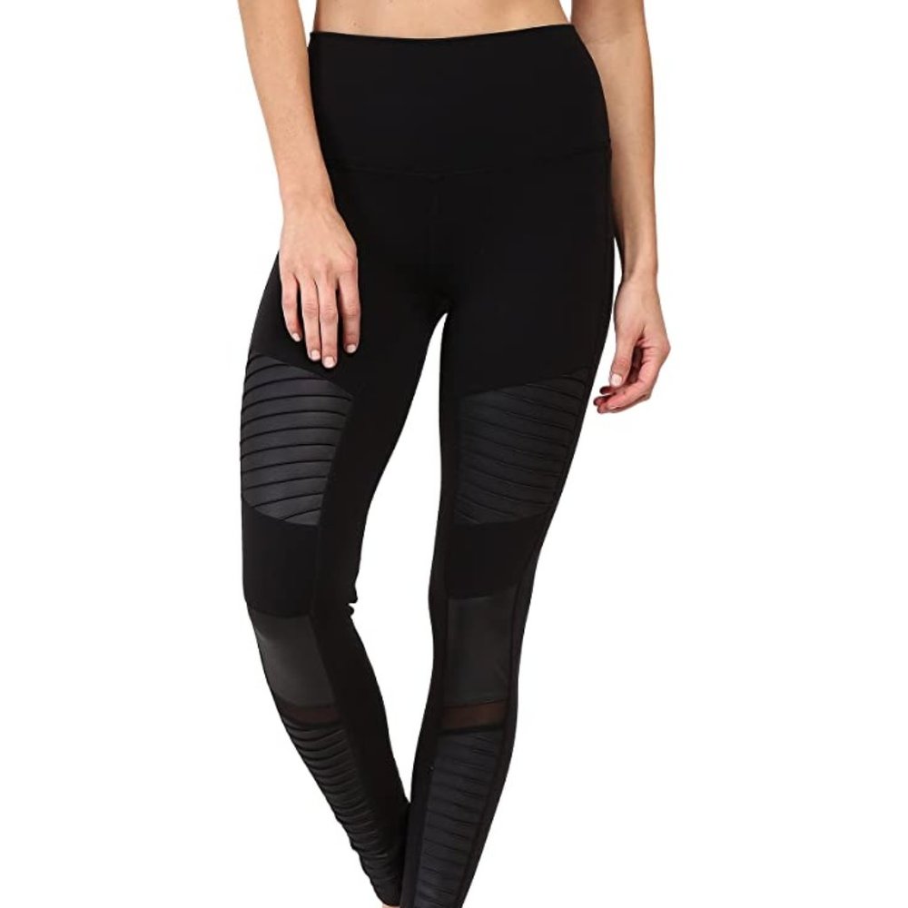 Alo Yoga High-Waist Moto Legging Black Size Small